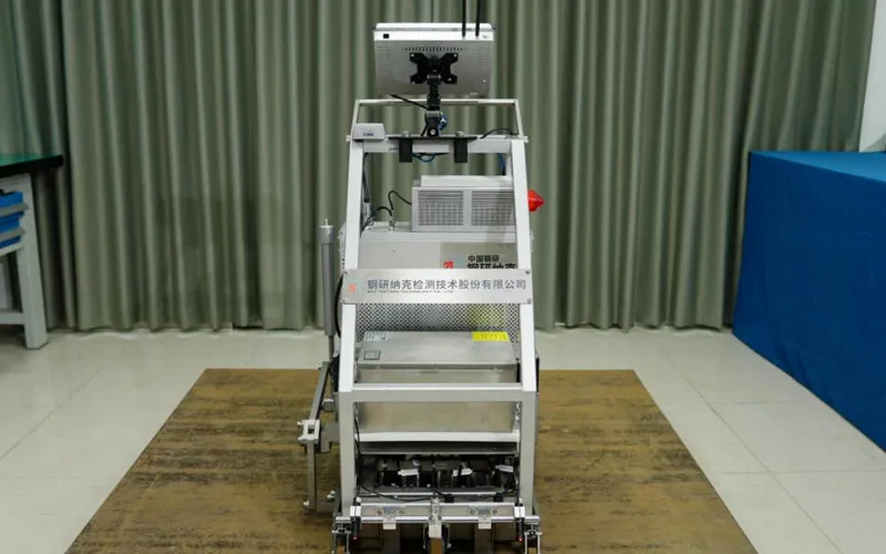 NCS-MMTI200 steel plate hard spot micro-magnetic NDT trolley system